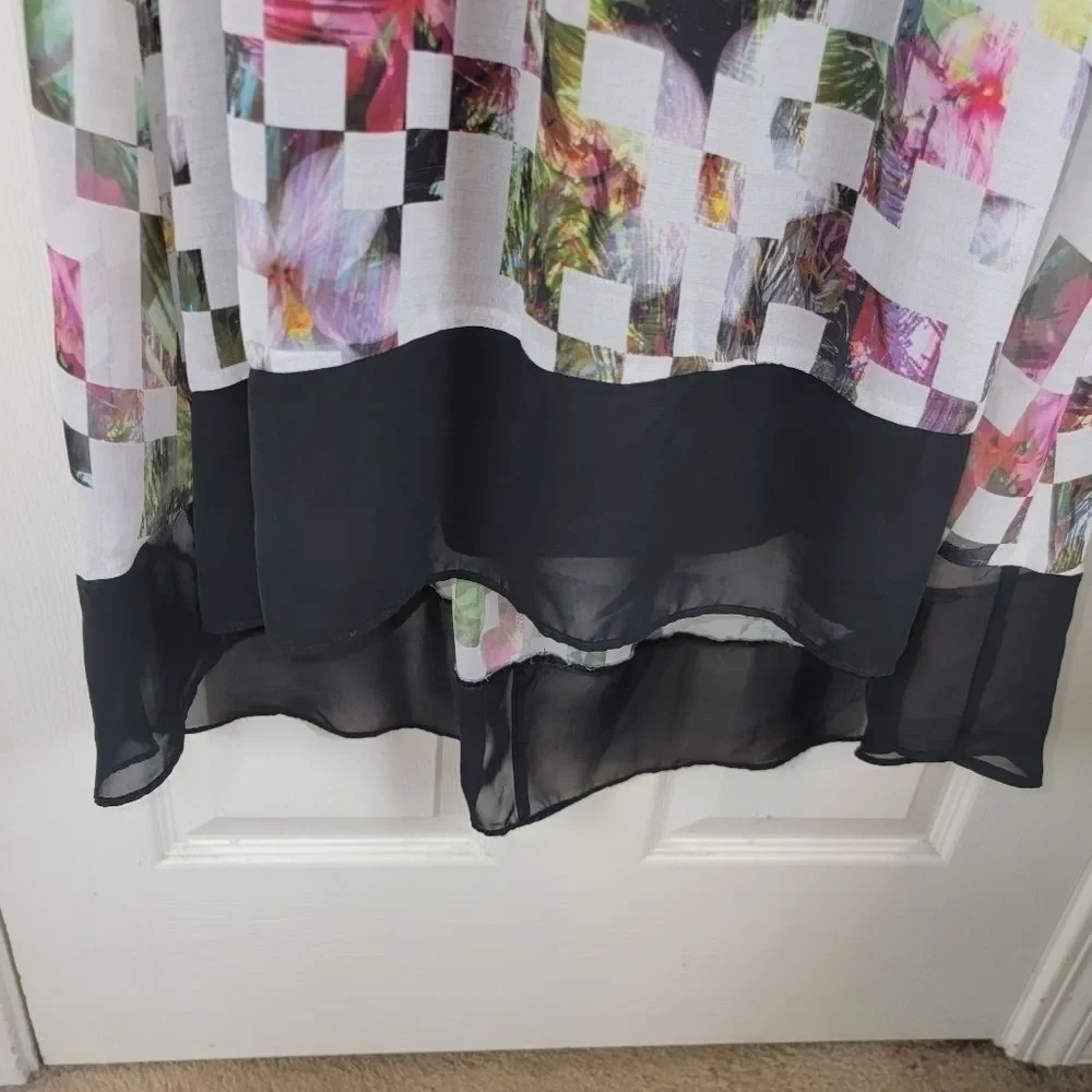 Lane Bryant floral pixels sun dress size 22/24